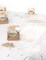 50pc Wooden Tealight Candle Holders – Wedding & Party Favors, Light Brown